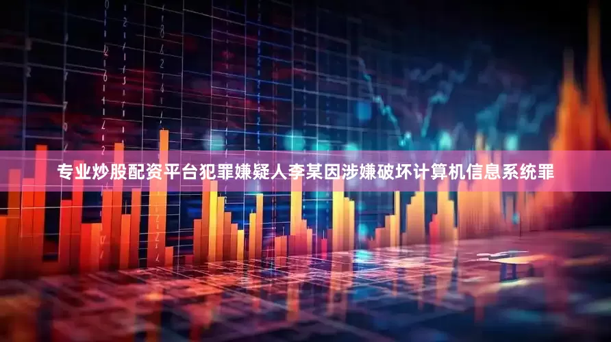 专业炒股配资平台犯罪嫌疑人李某因涉嫌破坏计算机信息系统罪